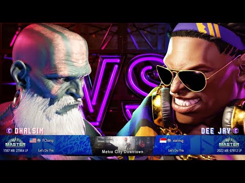 SF6 💥 Fchamp Vs Xian 💥 Dhalsim Vs Deejay 💥 Street Fighter 6