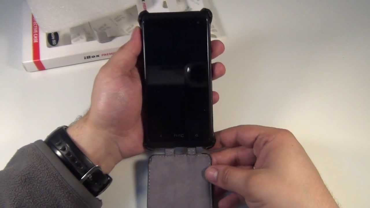 Чехол книжка для HTC Desire 600 Dual Sim Черный iBox Premium