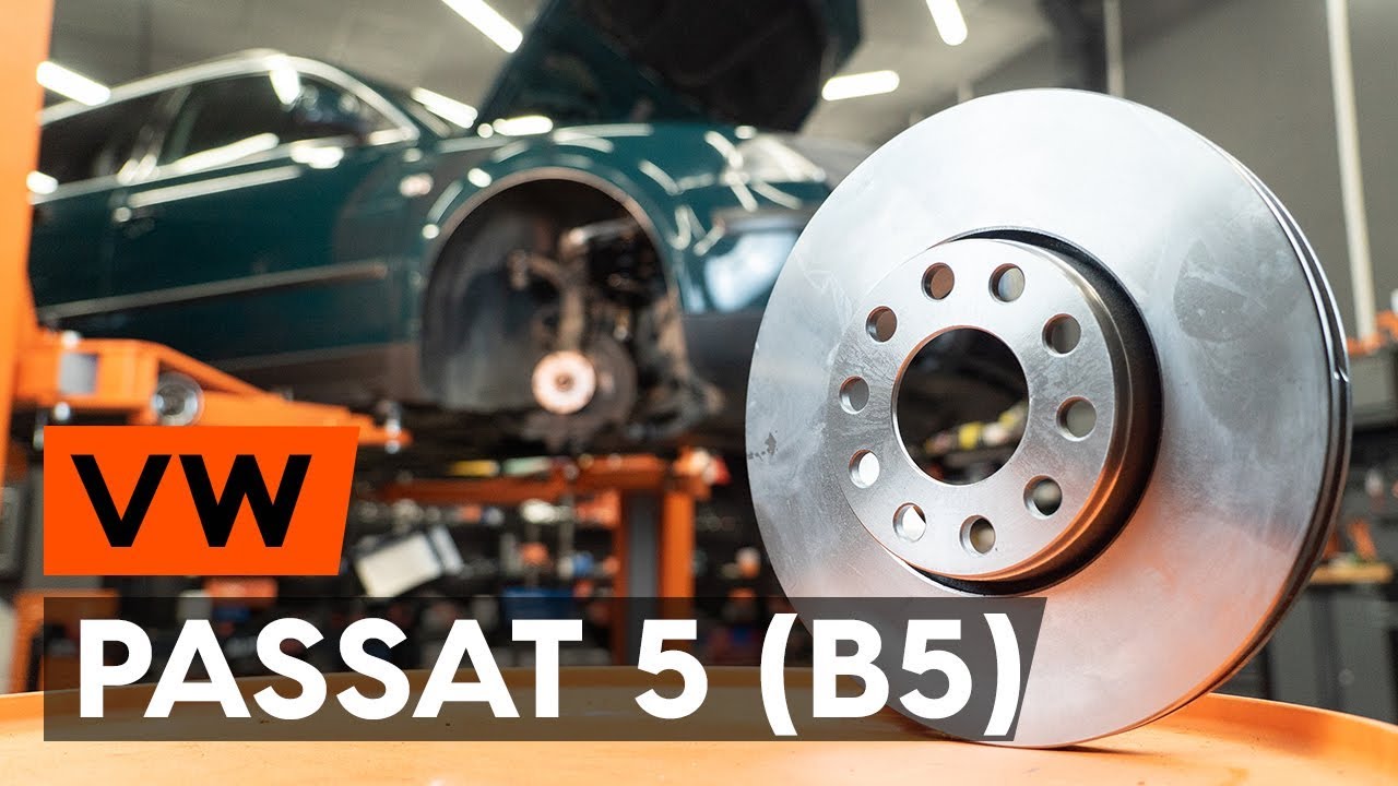 Como mudar discos de travão da parte dianteira em VW Passat B5 Variant - guia de substituição