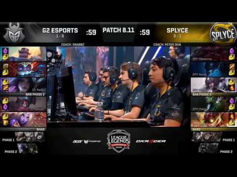 G2 (Perkz Kai'sa) VS SPY (Nisqy Syndra) Highlights   2018 EU LCS Summer W2D1