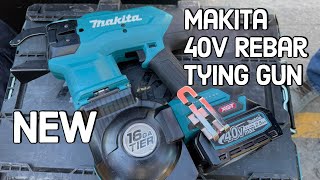 Makita 40V XGT 16 GA. Rebar Tying Tool | NEW 2025
