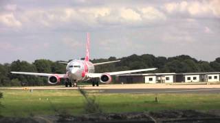 preview picture of video 'Aircraft Movements at Leeds Bradford International Airport, 13:00 - 17:00 on the 14th August, 2012'