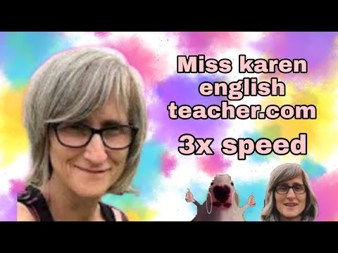 Miss karen english teacher dot com yeAAh!