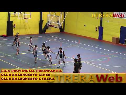 PARTIDO BALONCESTO DE PREINFANTIL: C.B. GINES  - CLUB BALONCESTO UTRERA