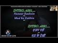 Hazaar Raahen Mud Ke Dekhi Karaoke With Scrolling Lyrics Eng हिंदी