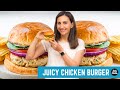 Juicy Chicken Burgers | Great for Summer Grilling!