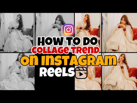 New trending reel editing tutorial | 4 photos reel editing | Photo collage reel editing