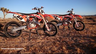 First Ride 2015 KTM 150SX & KTM 250SX 2 strokes