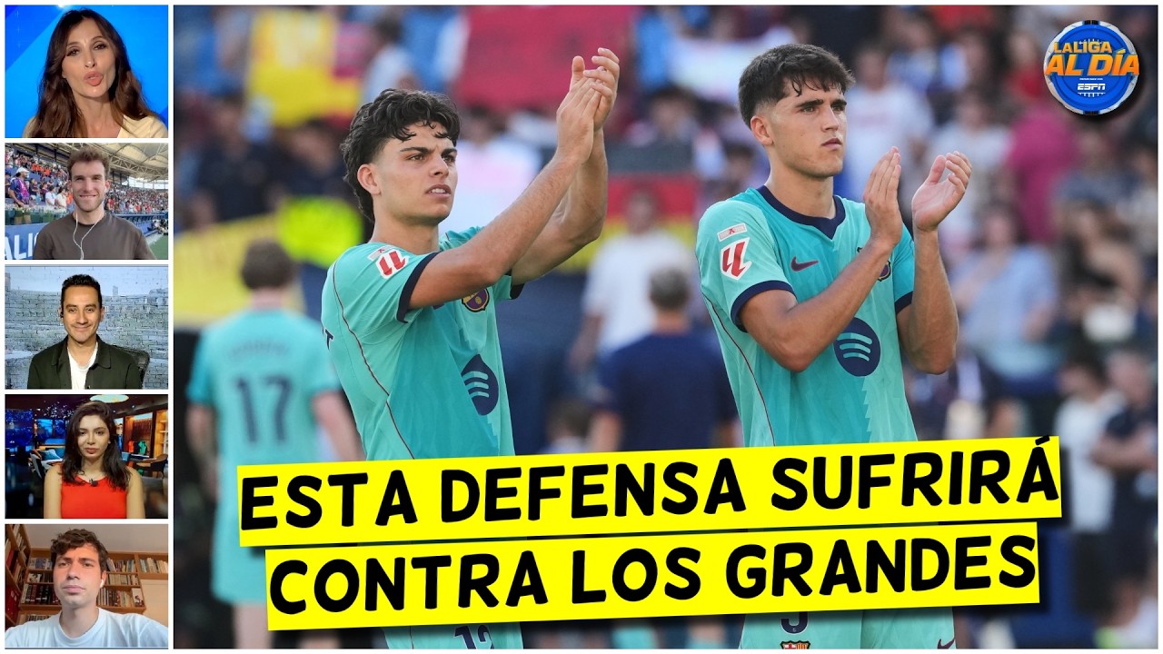 LA DEFENSA del BARCELONA es una COLADERA, va a SUFRIR contra EQUIPOS BUENOS | La Liga Al Día