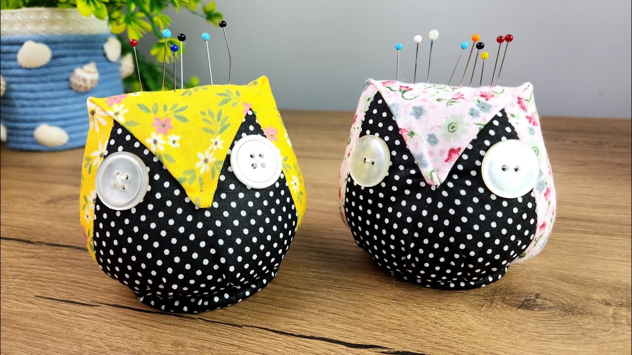 Whimsical Owl Pin Cushion