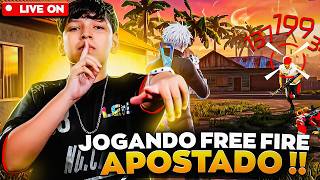 TO DE VOLTA!🔥FREE FIRE🔴 -🔥JOGANDO APOSTADO ALTO🔥#60k