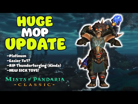 HUGE Phase 3 News  - Thunderforging! Platinums + More | MoP Classic
