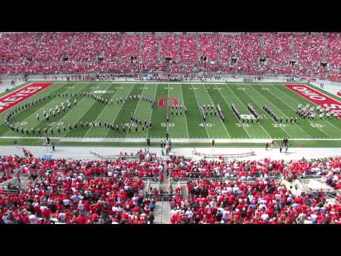 Ohio State Marching Band THE BEATLES! Halftime Show TBDBITL  OSU vs Florida AM 9 21 2013