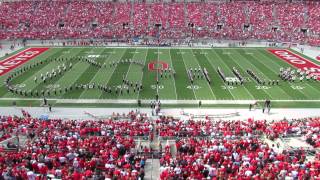 Ohio State Marching Band THE BEATLES! Halftime Show TBDBITL  OSU vs Florida AM 9 21 2013