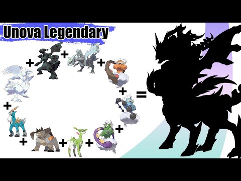 All Gen 5 Legendary Pokémon Fusion : Swords of Justice + Forces of Nature + Tao trio