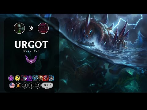 Urgot Top vs Ornn - NA Master Patch 14.1