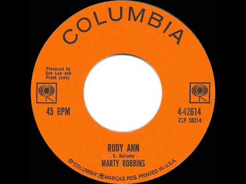 1962 HITS ARCHIVE: Ruby Ann - Marty Robbins (#1 C&W hit)