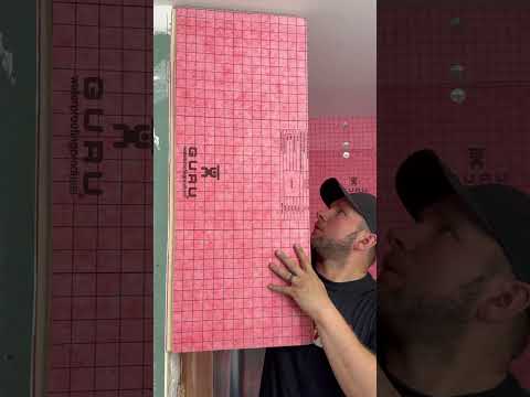 Best Shower Waterproofing! GURU Shower System #diy #tools #construction