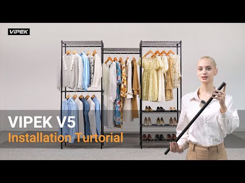 How to Easily Install the VIPEK V5 Clothes Rack | Step-by-Step Guide