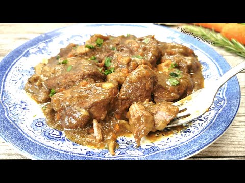 Veal and porcini mushroom stew