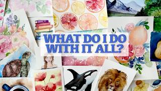 How I Store My Old Artwork! Let's Take a Walk Down Memory Lane!
