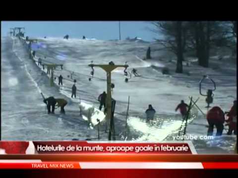 Hotelurile de la munte, aproape goale in februarie