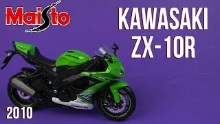 Maisto Kavasaki 2010 ZX-10R (31101-8) - відео 1
