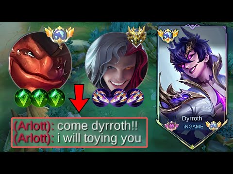 AGGRESSIVE META FIGHTER BULLY MY DYRROTH SO I USE THIS META DESTROYER…. - MLBB