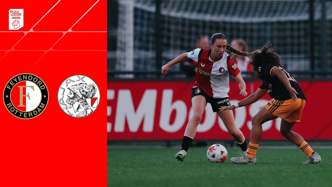 Highlights Feyenoord V1 - Ajax | Eurojackpot Vrouwen Eredivisie 2026-2027