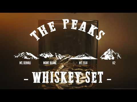 The Peaks Crystal Whiskey Glass-GadgetAny