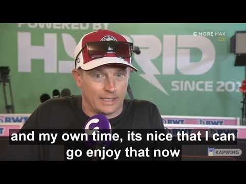Kimi Raikkonen last interview for Finnish TV (English subtitles)