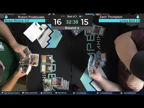 Temur Rhinos vs Living End | Modern FNM | Round 4 | Paper MTG