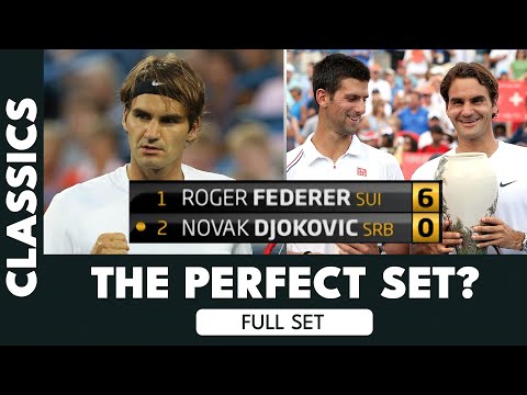 Federer's FLAWLESS Set vs Djokovic: In Full 😮‍💨 | Cincinnati 2012