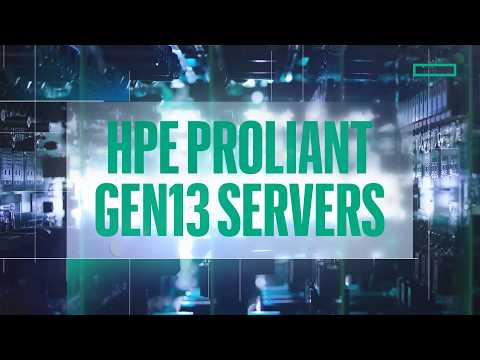 HPE ProLiant Gen13 Servers: Proven. Future ready