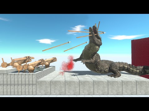 BALLISTA x3 PINNING Units to the Wall (FPS Cam) - New Update Animal Revolt Battle Simulator