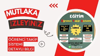 ÖĞRENCİ TAKİP SİSTEMİ BİLGİLENDİRME