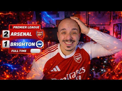 ¡ARSENAL 2-1 BRIGHTON: REACCIÓN AL FINAL! Ødegaard y Rice brillan | ¡3 PUNTOS IMPRESIONANTES! 🔴