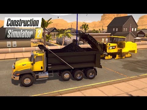 Construction Simulator 2 US | #5 Paving Streets | Asphalt Paver, Roller and Milling Machine