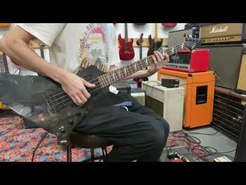 Rare Japan AriaproII Explorer bass 1991 black Aria Pro II Avenger