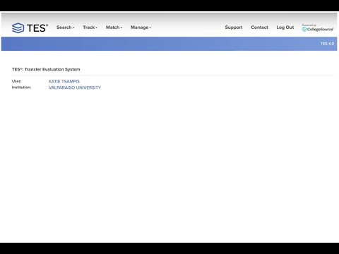 Transfer Evaluation System Tes Tutorial
