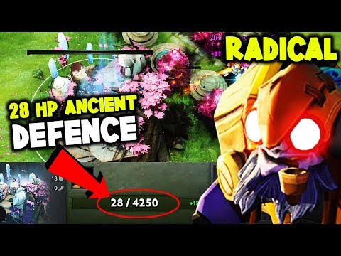 The Name Of The Game Is Defense of the Ancients | Epic 28Hp Ancient Defence - Radical Tinker Dota 2