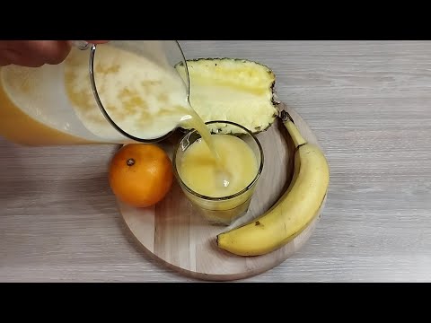 Recette smoothie ananas orange