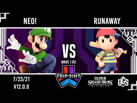 Tripoint Smash 106 - Wave 1 R3 - NEO!(Luigi) Vs. Runaway(Ness)