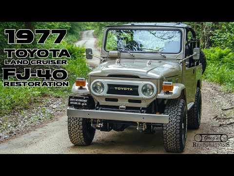 Thumbnail for 1977 Toyota Landcruiser FJ40 Restoration "Beach Cruiser" by Toyota Land Cruiser (J40)