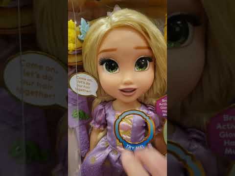 Disney Princess Magic in Motion Hair Glow Rapunzel Doll
