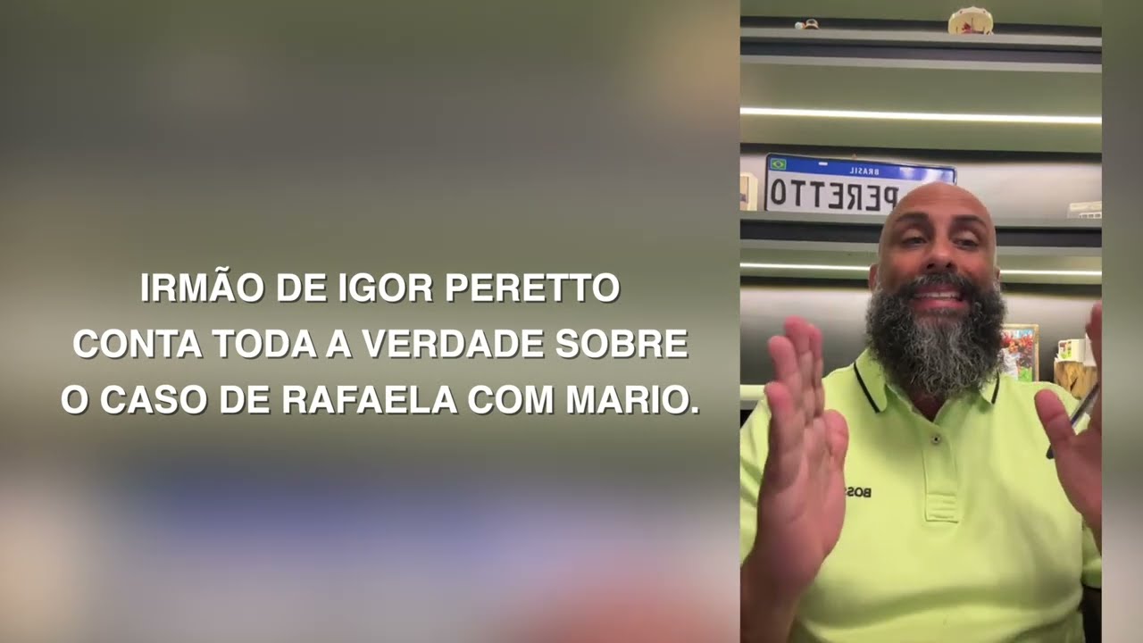 TRIÂNGULO AMOROSO PRAIA GRANDE: IRMÃO DE IGOR PERETTO CONTA TODA VERDADE SOBRE RAFAELA E MARIO.