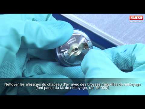 comment nettoyer pistolet peinture