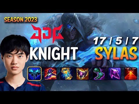 JDG Knight SYLAS vs ZED Mid - Patch 13.21 KR Ranked