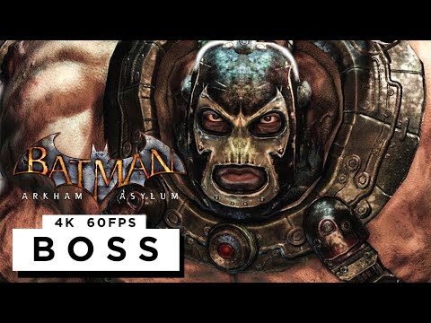 BATMAN: ARKHAM ASYLUM Bane Boss Fight - RTX 3090 MAX SETTINGS (4K 60FPS)