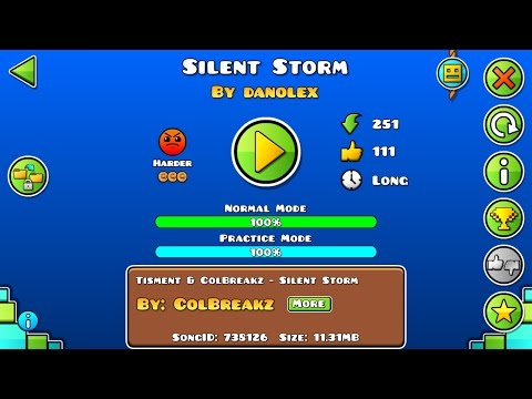 Geometry dash - Silent storm (ALL COINS 100%) by Danolex